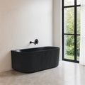 Vito Bali Fluted Freestanding Back to Wall Bathtub — product view