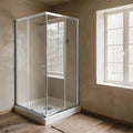 Vito Two Fixed + Two Sliding Shower Door — product view