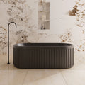 KDK Ceto Cascade Cast Stone Solid surface Bath with Overflow — product view