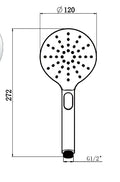 Vito Water-Efficient 3-Mode ABS Hand Shower — detail 4
