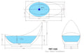 KDK Pavia Freestanding Bath — detail 5