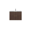 Edina Fluted Wall Hung PVC Cabinet with Soft closing drawers — detail 20