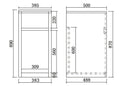 Stainless Laundry Sink with PVC cabinet — detail 3