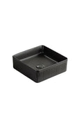 Vito Athena Fluted Square Premium Ceramic Above-Counter Basin — detail 5