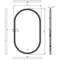 KDK Olivia Iron Framed LED Bathroom Mirror — detail 12