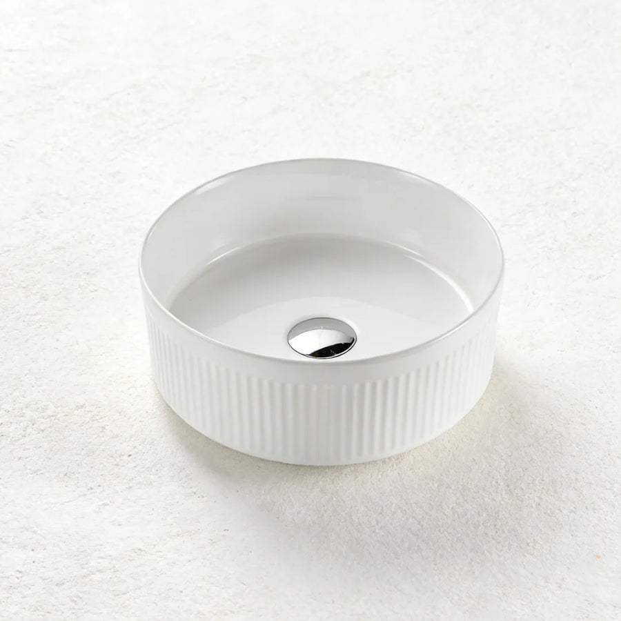Floe Ribbed Arch Console Basin