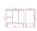 Bathroom Nordic Freestanding Vanity with Legs — detail 12