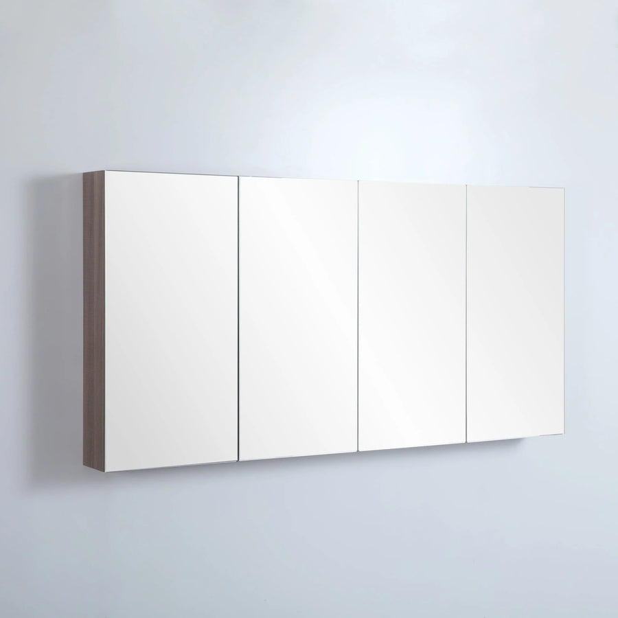 Evie Oak PVC Shaving Cabinet