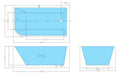 KDK Casey Right Corner Bath — detail 6