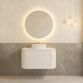 Vito Noosa Fluted Curved Vanity with Side Drawers — detail 2