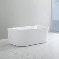 Oval Back To Wall Bathtub — detail 8