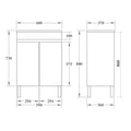 KDK Slim Free-Standing PVC Vanity — detail 11