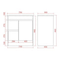 KDK Bathroom Vanities with built-in kickboard — detail 13