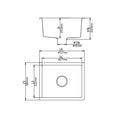 KDK Sintered Stone Undermount Kitchen Basin — detail 2