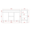 KDK Furniture-Style Leg Vanity — detail 12
