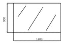 Rectangular Frameless Bevel Edge Plain Mirror — detail 9