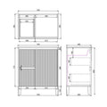 KDK Windsor Freestanding Vanity — detail 6