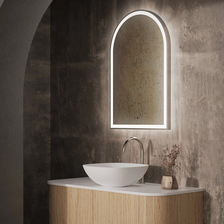 Lirra Iron Framed LED Mirror