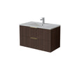 Edina Fluted Wall Hung PVC Cabinet with Soft closing drawers — detail 5