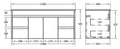 KDK Wall Hung Polyurethane PVC Standard Vanity — detail 14
