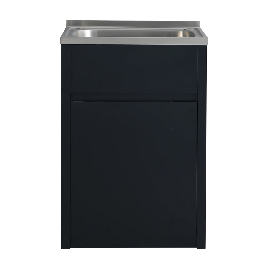 Seamless Metal Laundry Basin with PVC Cabinet