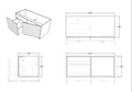 KDK Bellevue Slim Wall-Mounted Vanity — detail 5