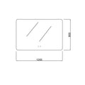 Vito Ovian Back lit LED Mirror Pencil Edge Smart touch free controls — detail 6