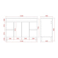 KDK Furniture-Style Leg Vanity — detail 13