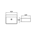 Wall Hung/Above Counter Basin — detail 6