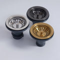 KDK Stainless steel Basket Waste for Cast Clay Culinary Basin or Sintered Stone Basin — detail 6
