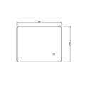 Rectangular LED Backlit Bathroom Mirror Pencil Edge — detail 8