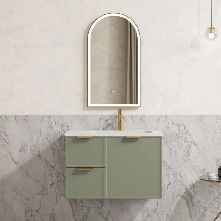Wall-Mounted PVC Cabinet with Soft closing doors