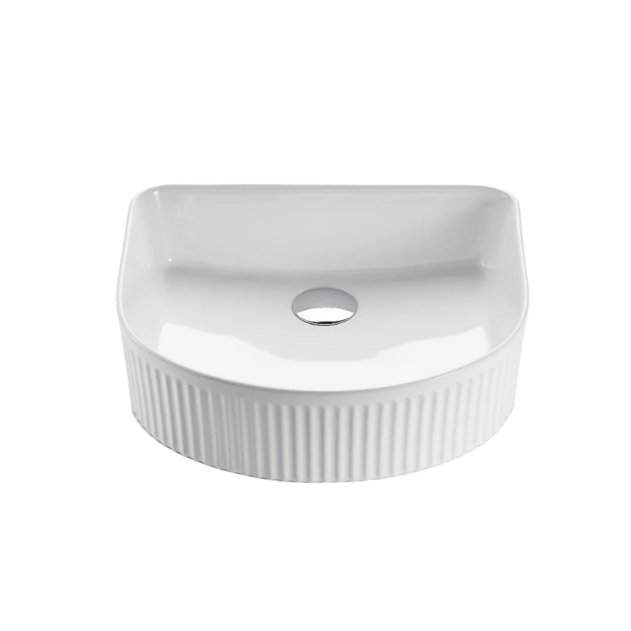 Floe Ribbed Arch Console Basin