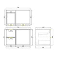 Ceto H Miami Wall Hung PVC Cabinet With Soft Closing Doors — detail 16