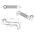 Vito Universal Flexible Bath Waste Connector — detail 3