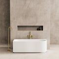 KDK Carpi Oval Freestanding Corner Bathtub — detail 10