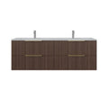 Edina Fluted Wall Hung PVC Cabinet with Soft closing drawers — detail 22