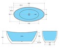 KDK Evie Freestanding Bath — detail 7