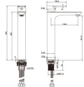 Vito Kitchen Round Tall Basin Mixer Tap — detail 9