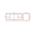 KDK Bathroom Wall Hung Vanity (Single Bow) — detail 7