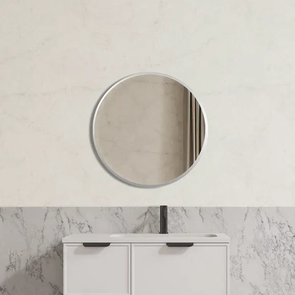 Luna Bevel Edge Round Mirror