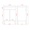 KDK Leg Vanity Cabinet (PVC Material) — detail 13