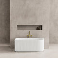KDK Carpi Oval Freestanding Corner Bathtub — detail 12
