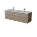 KDK Vita Flux Wall-Mounted PVC Cabinet with U shape soft closing drawers — detail 5