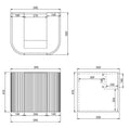 KDK Axiom Haven Wall-Mounted Polymer Cabinet — detail 7
