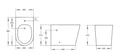 KDK Veda Back-To-Wall Bidet — detail 2