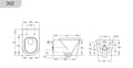 KDK Avery Box Wall-Mounted Toilet — detail 4