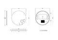 Elegant LED Backlit Square Mirror - Smart Touch Controls — detail 6