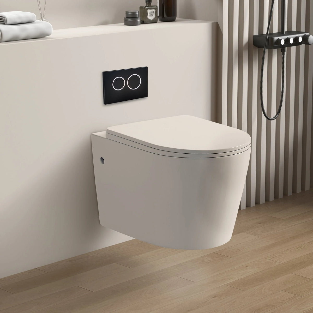 Avis Wall-Mounted Rimless Pan Included