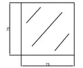 Pencil Edge Mirrors Glue-on Installation, Multiple Sizes Available — detail 6
